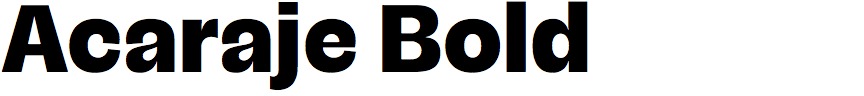Acaraje Bold