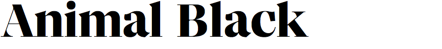 Animal Black