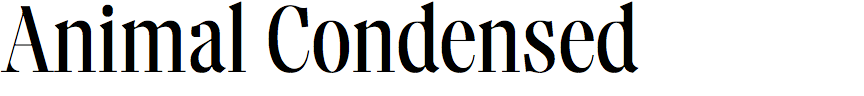 Animal Condensed
