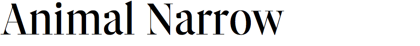 Animal Narrow