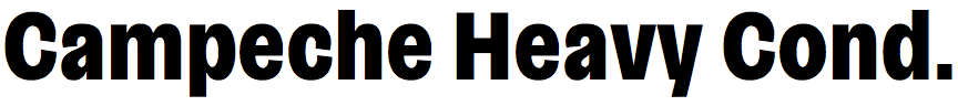 Campeche Heavy Condensed