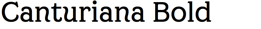 Canturiana Bold