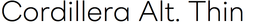 Cordillera Alternate Thin