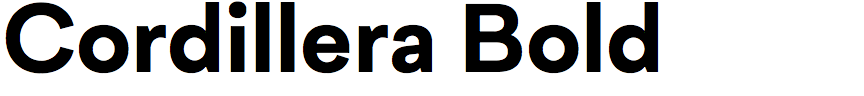 Cordillera Bold