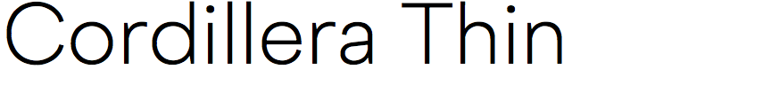 Cordillera Thin