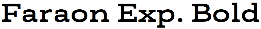 Faraon Expanded Bold