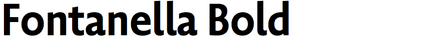 Fontanella Bold