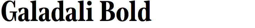 Galadali Bold