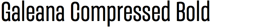 Galeana Compressed Bold