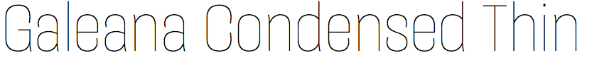 Galeana Condensed Thin