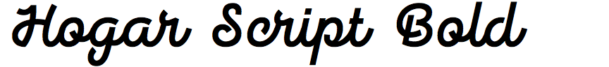 Hogar Script Bold