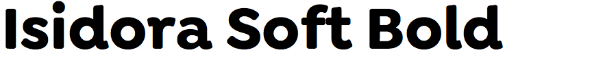 Isidora Soft Bold