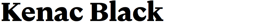 Kenac Black