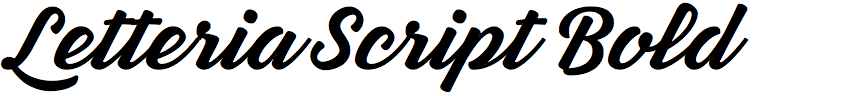 Letteria Script Bold