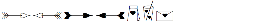 Love Story Dingbats