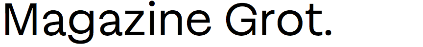 Magazine Grotesque