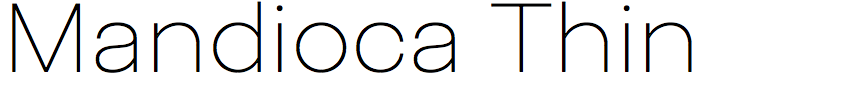 Mandioca Thin