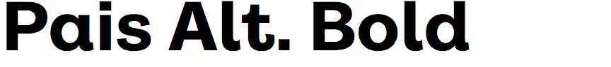 Pais Alternate Bold