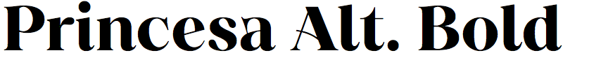 Princesa Alternate Bold