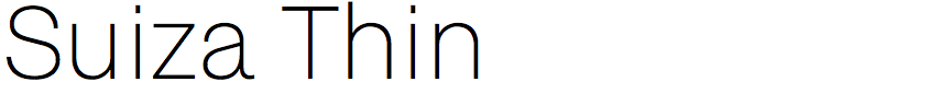 Suiza Thin