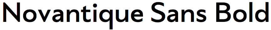 Novantique Sans Bold