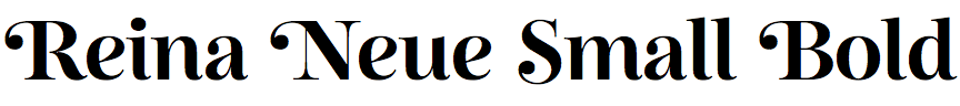 Reina Neue Small Bold