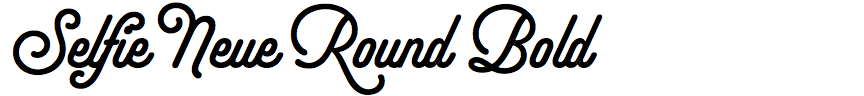 Selfie Neue Round Bold