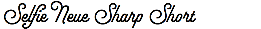 Selfie Neue Sharp Short