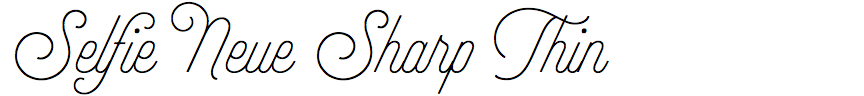 Selfie Neue Sharp Thin