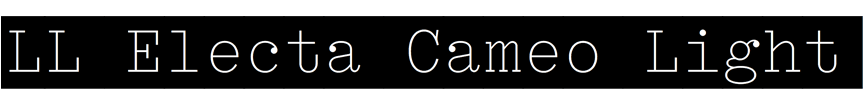 LL Electa Cameo Light