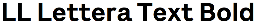 LL Lettera Text Bold