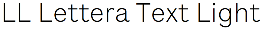 LL Lettera Text Light