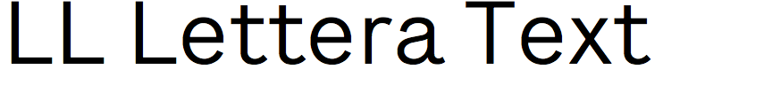 LL Lettera Text