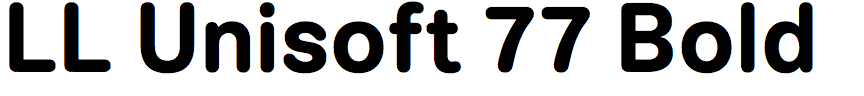 LL Unisoft 77 Bold