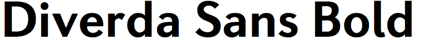 Diverda Sans Bold