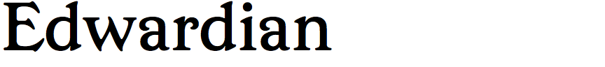 Edwardian