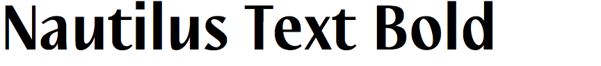 Nautilus Text Bold