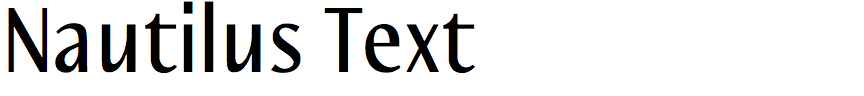 Nautilus Text