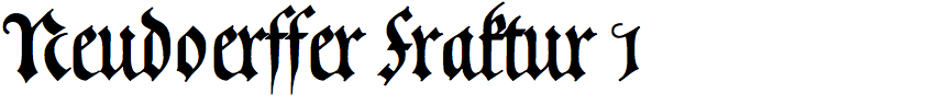 Neudoerffer Fraktur 1