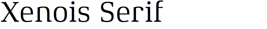 Xenois Serif