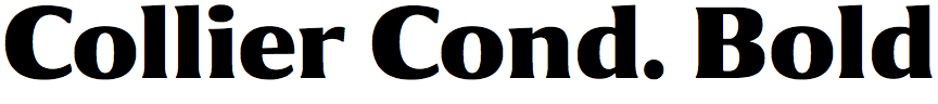 Collier Condensed Bold