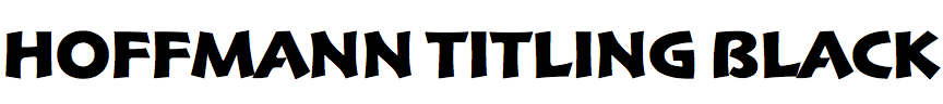 Hoffmann Titling Black
