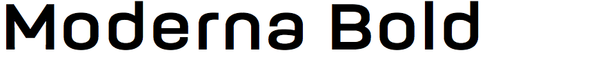 Moderna Bold