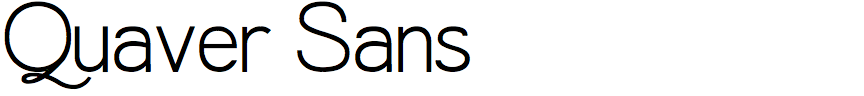 Quaver Sans