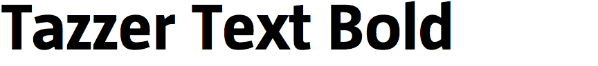 Tazzer Text Bold
