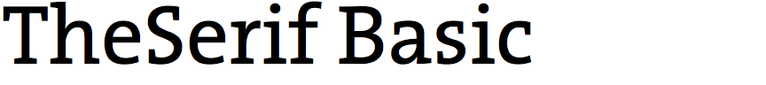 TheSerif Basic