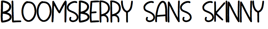 Bloomsberry Sans Skinny