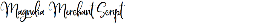 Magnolia Merchant Script