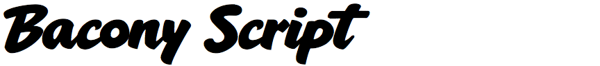 Bacony Script