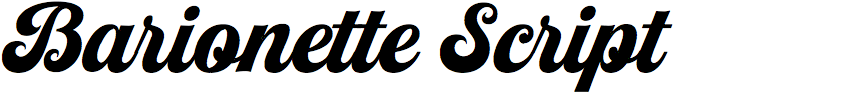 Barionette Script